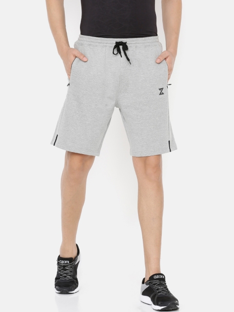 

Azani Men Grey Solid Regular Fit Sports Shorts