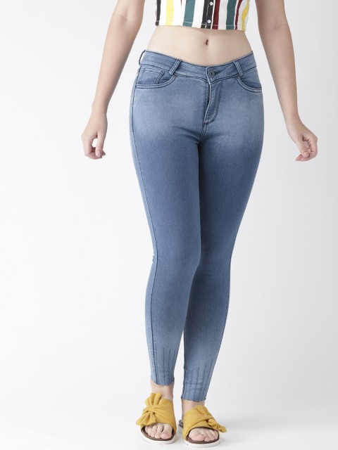 

Xpose Women Blue Skinny Fit High-Rise Clean Look Stretchable Jeans