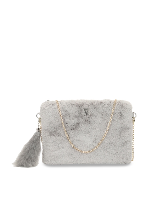 

Kazo Grey Solid Clutch