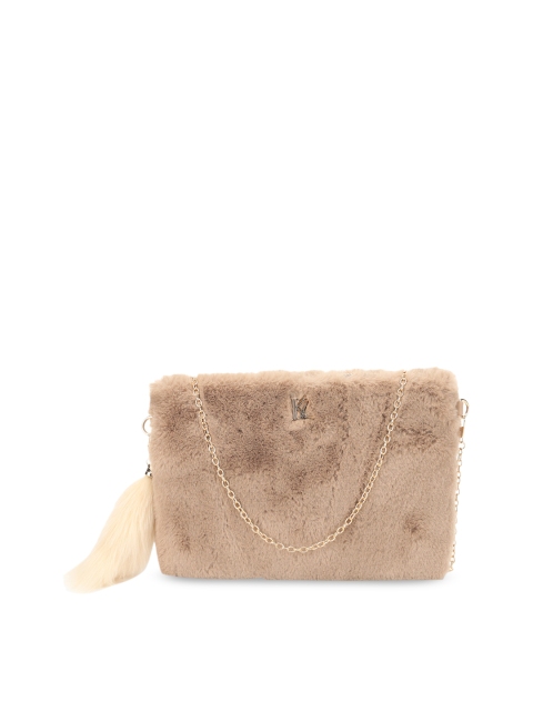 

Kazo Beige Solid Clutch