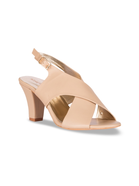 

Kraft Cellar Women Beige Solid Sandals