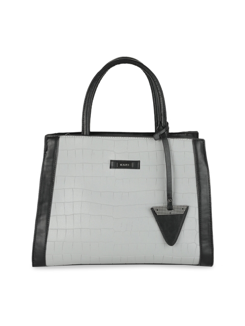 

Kazo Women Grey Textured Handheld Bag