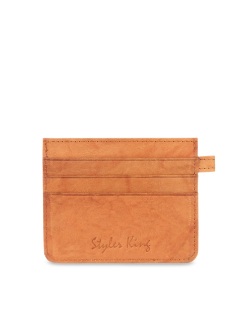 

STYLER KING Men Tan Solid Card Holder