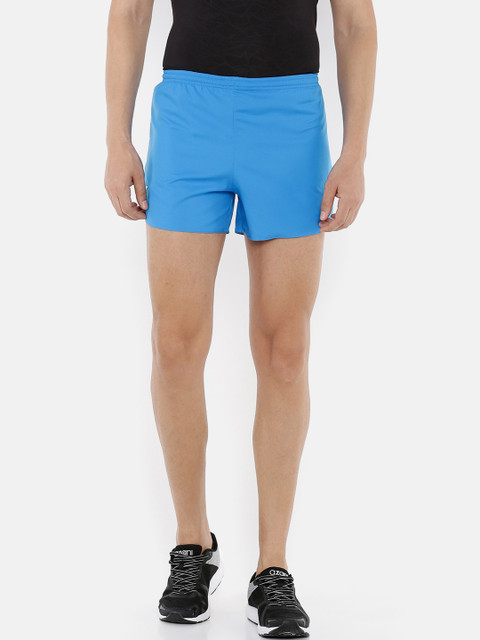 

Azani Men Blue Solid Regular Fit Sports Shorts