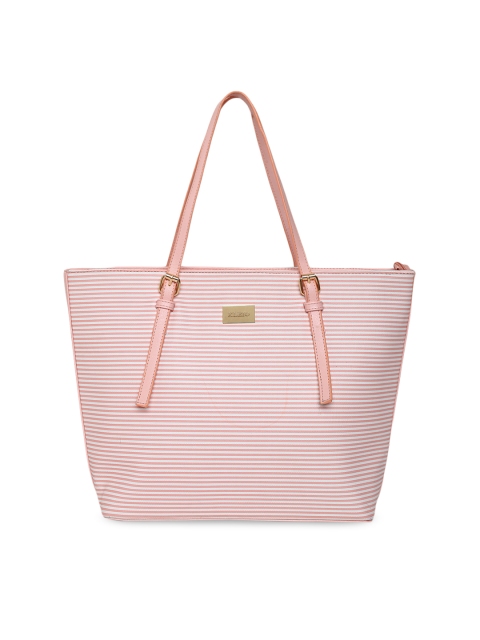 

KLEIO Pink Striped Shoulder Bag