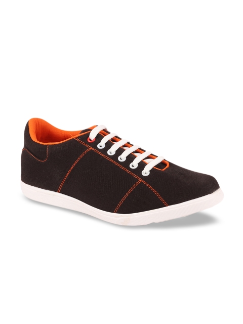 

FAUSTO Men Coffee Brown Sneakers