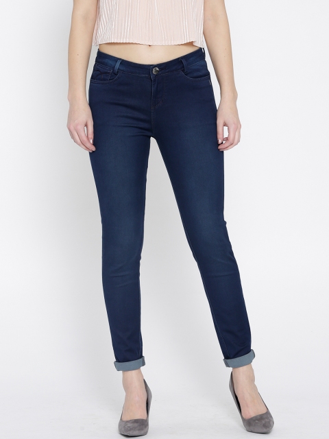 

Xpose Women Blue Regular Fit Mid-Rise Clean Look Stretchable Jeans