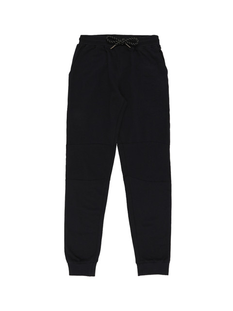 

Pantaloons Junior Boys Black Solid Slim-Fit Joggers