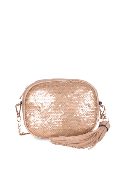 

Bagkok Gold-Toned Solid Sling Bag