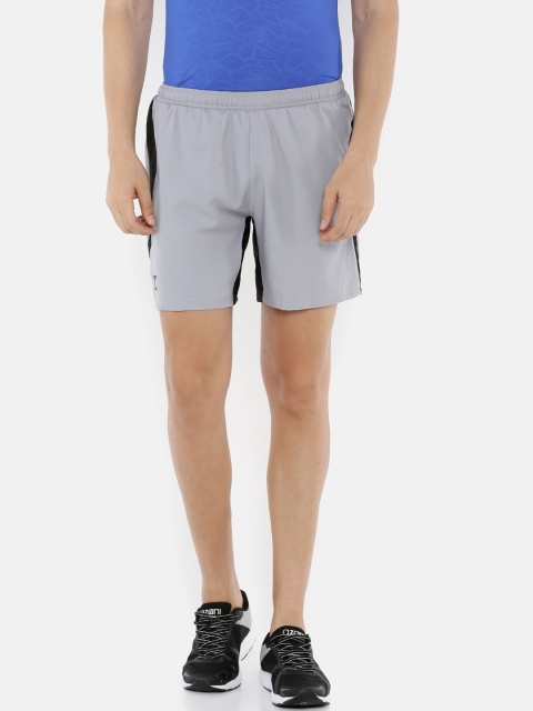 

Azani Men Grey Solid Regular Fit Sports Shorts