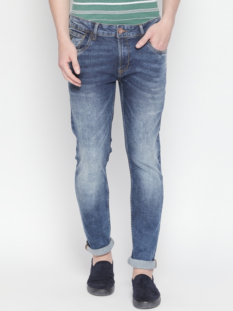 

SF JEANS by Pantaloons Men Blue Slim Fit Low-Rise Clean Look Stretchable Jeans