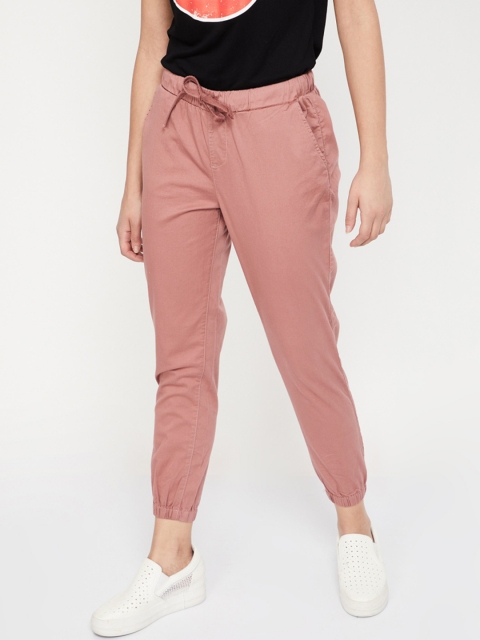 

Fame Forever by Lifestyle Women Pink Regular Fit Solid Joggers
