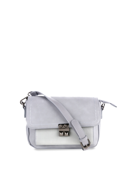 

Satchel Bags Grey Printed Sling Bag