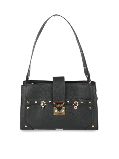 

Kazo Black Solid Handheld Bag