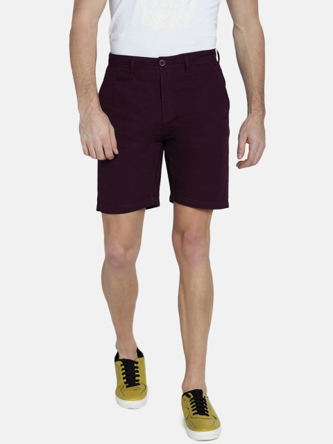 

Breakbounce Men Purple Solid Regular Shorts
