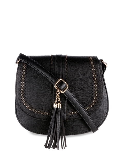 

Satchel Bags Black Solid Sling Bag