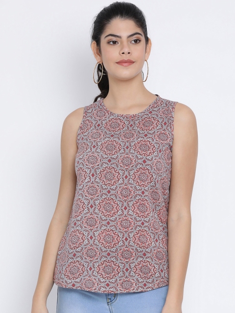 

Oxolloxo Women Multicoloured Printed Top, Multi