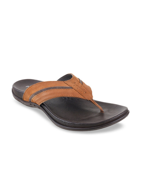 

Metro Men Tan Leather Comfort Sandals
