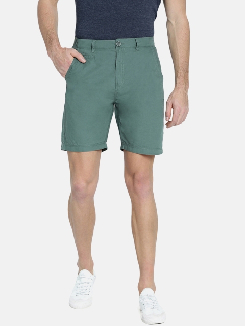 

Breakbounce Men Green Solid Regular Fit Regular Shorts
