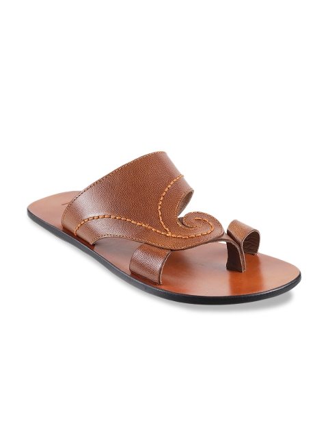 

Metro Men Tan Leather Comfort Sandals
