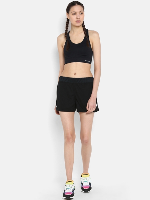 

hummel Black Solid Underwired Non Padded Sports Bra 5700493585507
