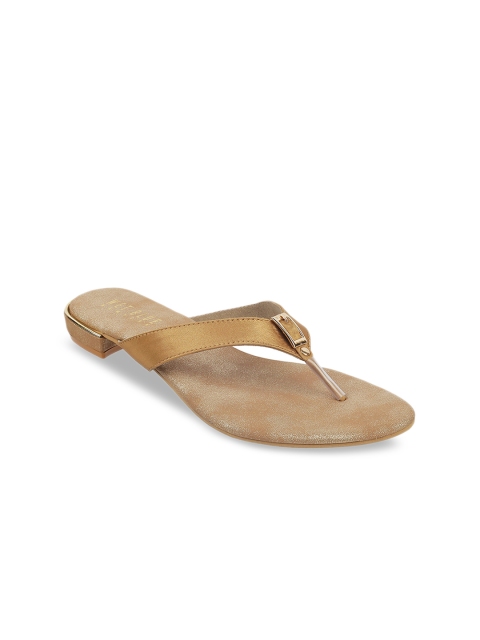 

Wet Blue Women Beige Solid Open Toe Flats