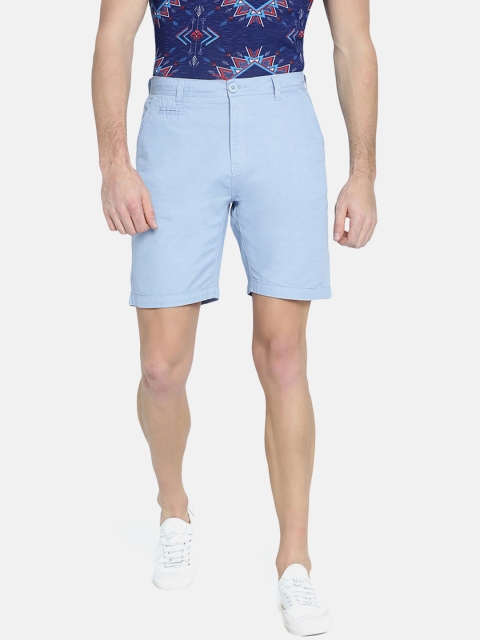

Breakbounce Men Blue Solid Regular Shorts