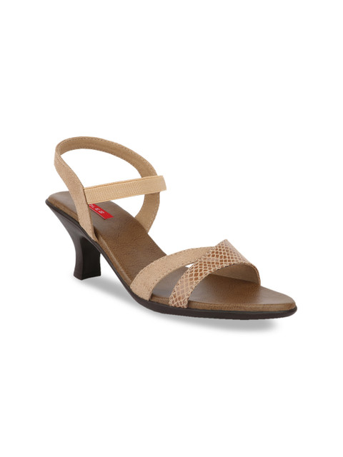 

SOLES Women Beige Printed Heels