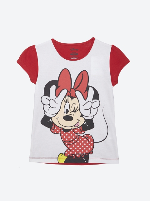 

Kids Ville Mickey & Friends featured Red Tshirt for Girls