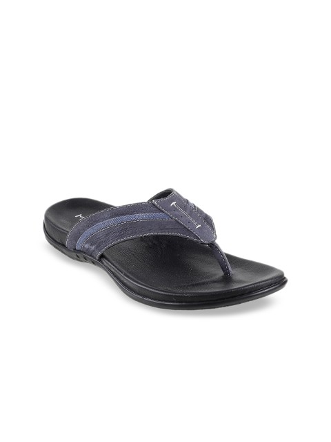 

Metro Men Blue Leather Comfort Sandals