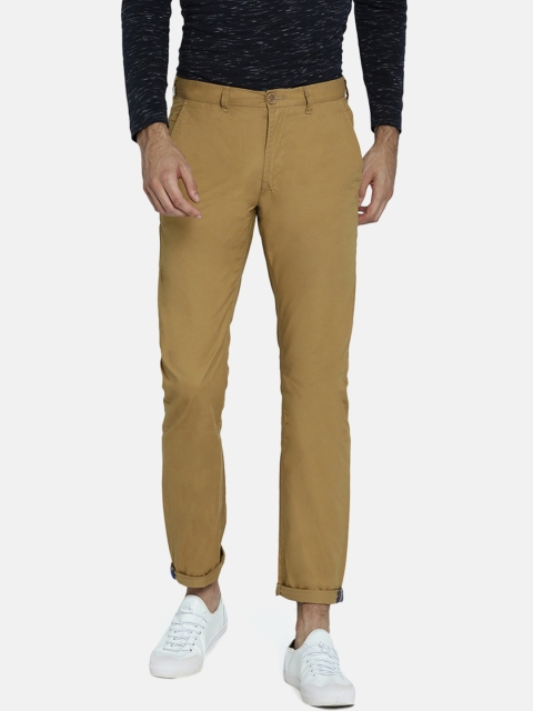 

Breakbounce Men Brown Slim Fit Solid Regular Trousers