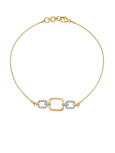 

Mia by Tanishq 14KT Yellow Gold Diamond Bracelet