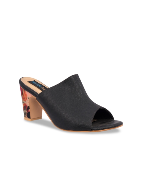 

Kraft Cellar Women Black Solid Mules