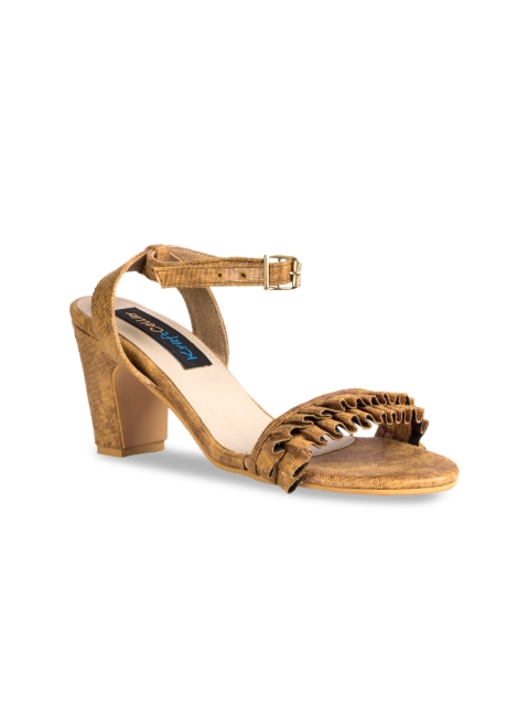

Kraft Cellar Women Yellow Solid Heels