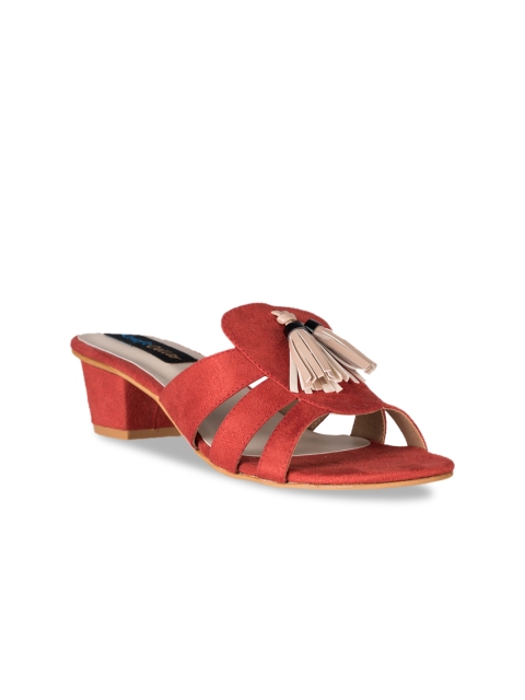 

Kraft Cellar Women Rust Red Solid Heels