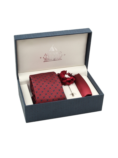 

Alvaro Castagnino Men Maroon Accessory Gift Set