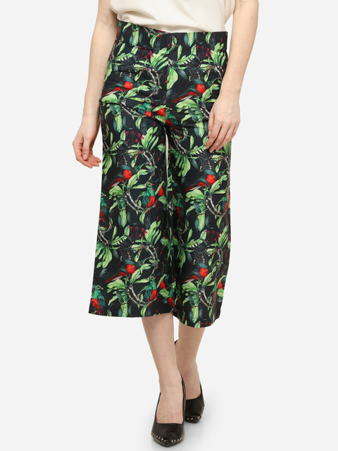 

Smarty Pants Women Green Regular Fit Printed Culottes