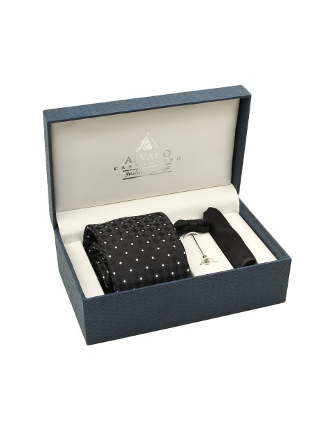 

Alvaro Castagnino Men Black Accessory Gift Set