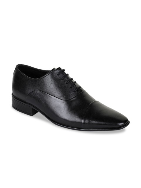 

Bruno Manetti Men Black Leather Formal Oxford