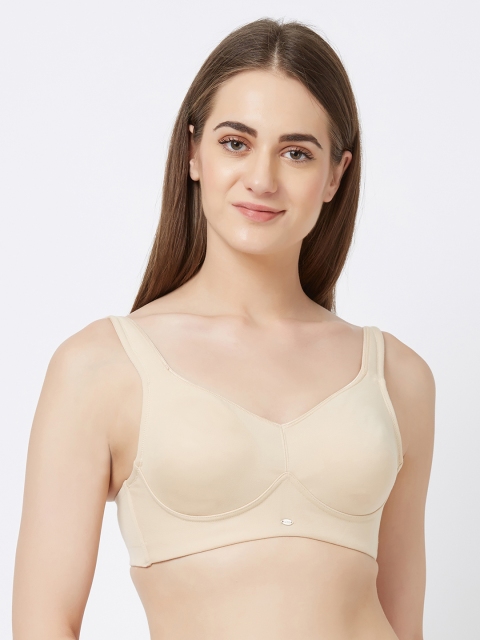 

Soie Nude-Coloured Solid Non-Wired Non Padded Minimizer Bra CB-333