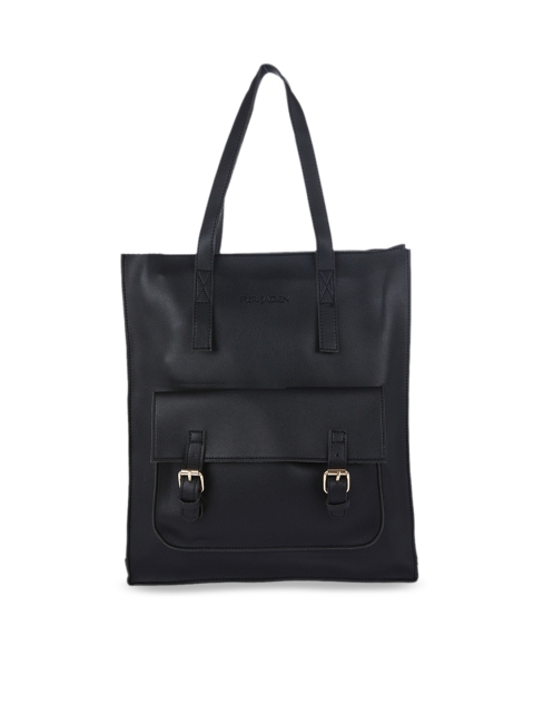 

FUR JADEN Black Solid Shoulder Bag
