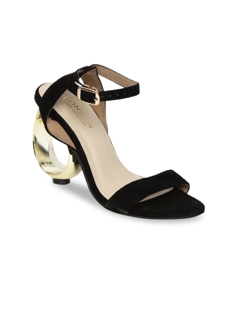 

Monrow Women Black Solid Heels