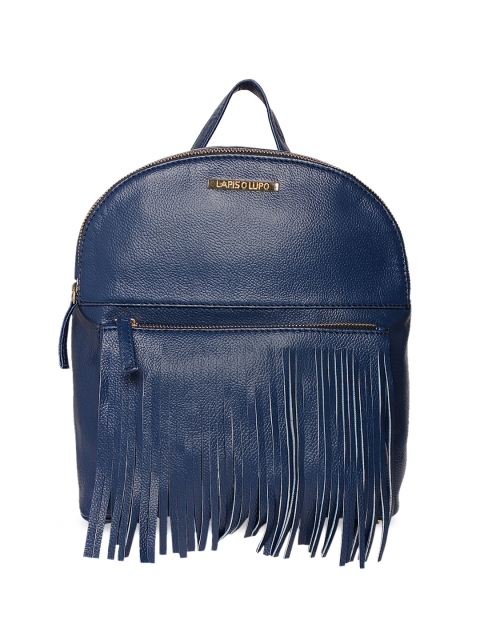 

Lapis O Lupo Women Blue Solid Backpack