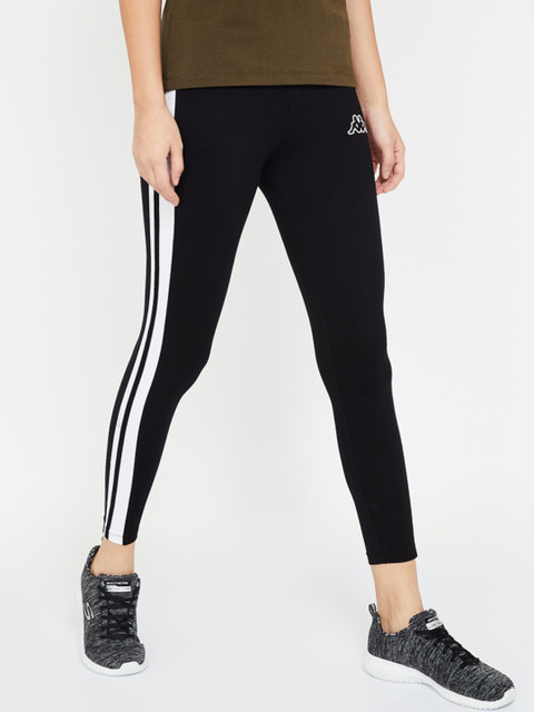 

Kappa Women Black Solid Tights
