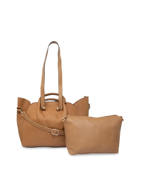

Satchel Bags Tan Brown Solid Shoulder Bag