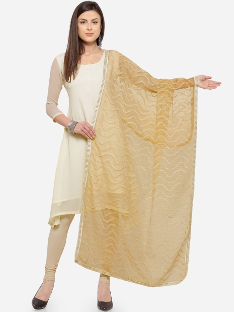 

Satrani Women Beige Embroidered Pure Cotton Dupatta