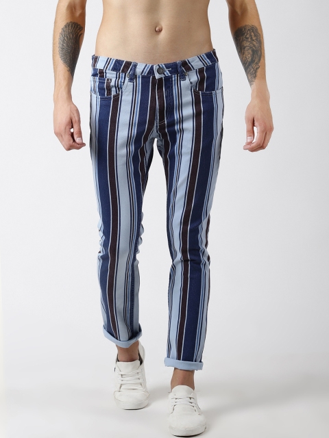 

Blue Saint Men Blue Slim Fit Mid-Rise Clean Look Jeans