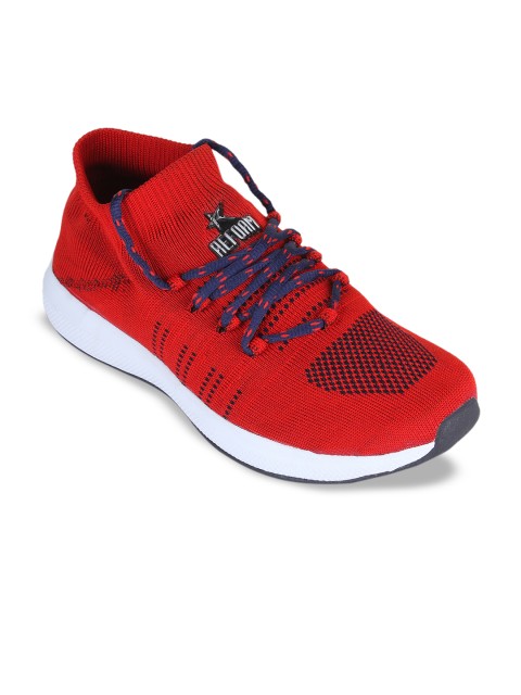 

REFOAM Men Red Mesh Running Shoes