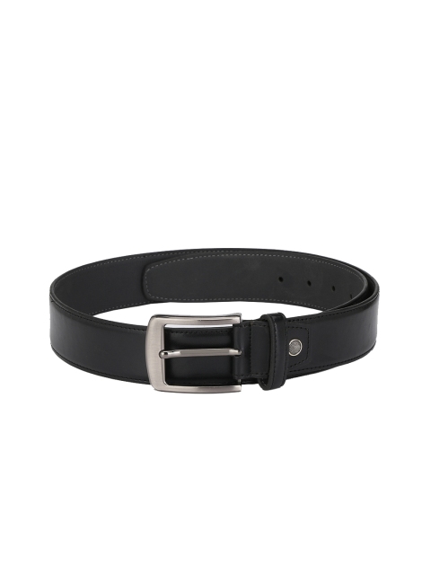 

Calvadoss Men Black Textured Belt