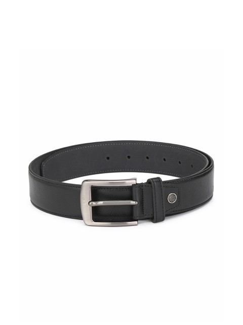 

Calvadoss Men Black Textured Belt